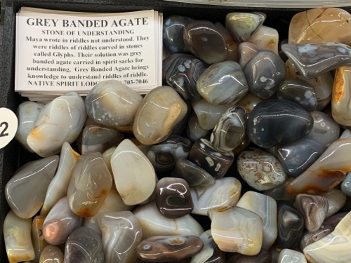 Grey Banded Agate